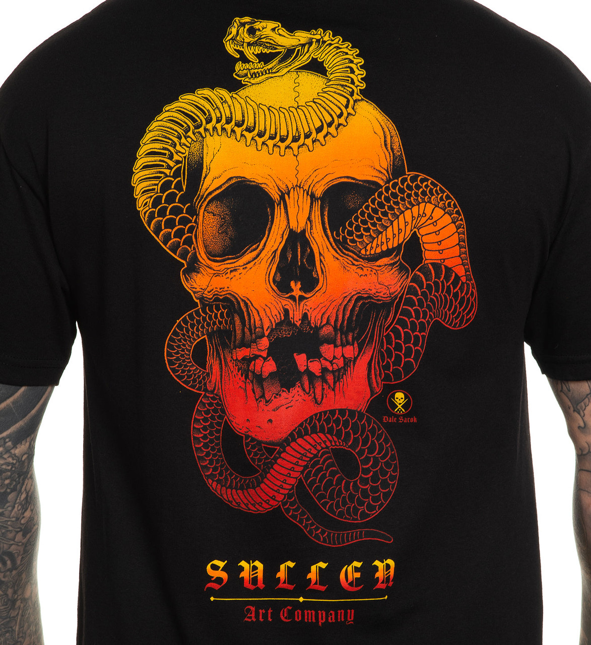 Sullen Sarok Skull Standard T-Shirt | West Coast Republic
