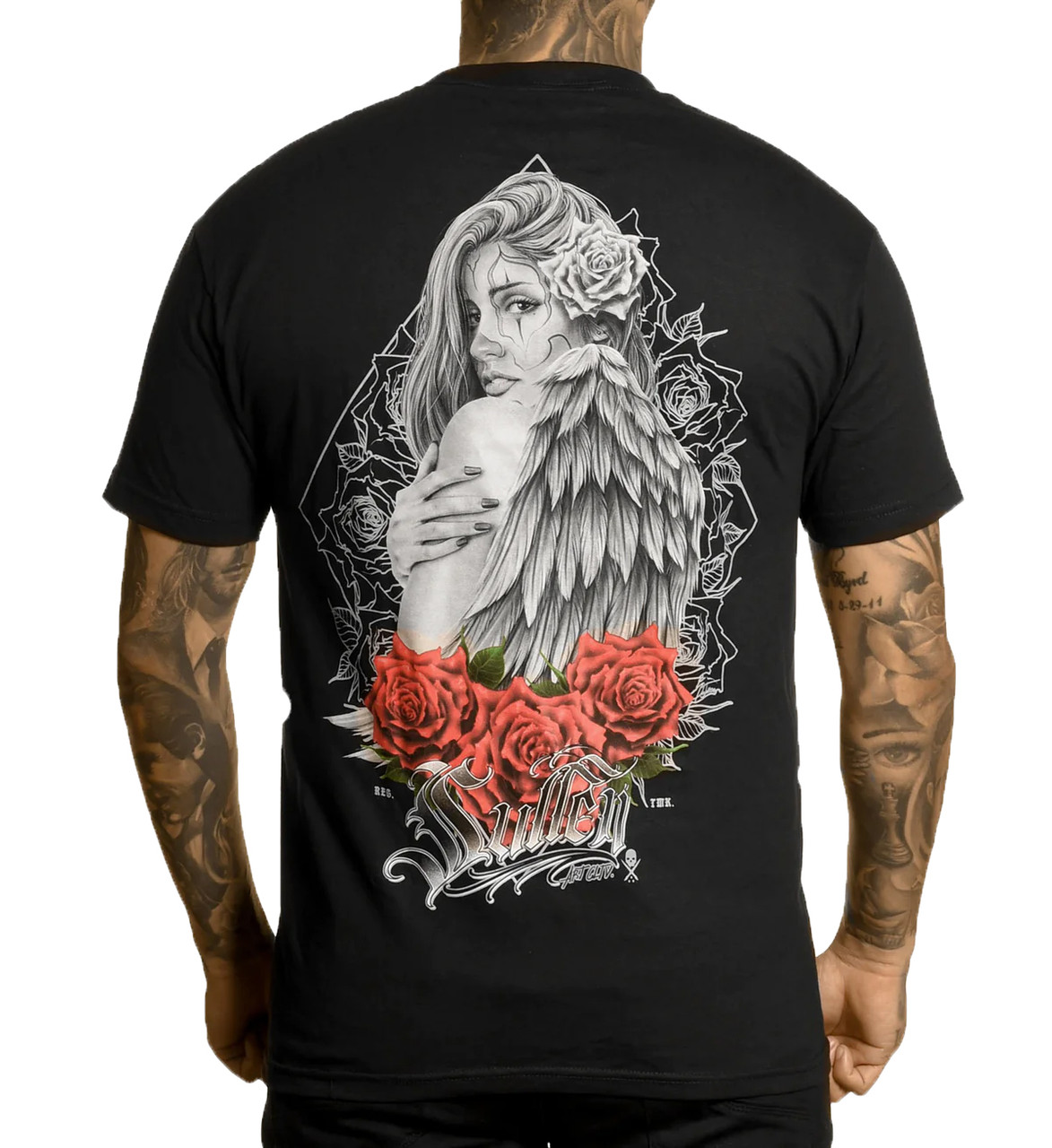 Sullen Clothing Rose Angel Standard T-Shirt | West Coast Republic