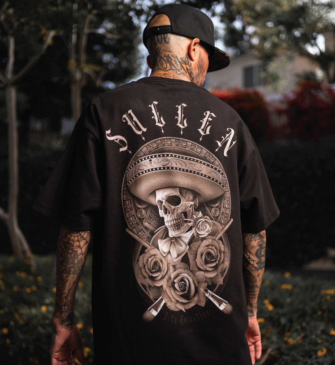 Sullen Sicarios Standard T-Shirt | Chicano Mexican Mariachi Streetwear
