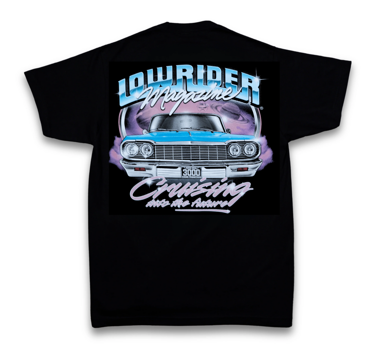 Lowrider Clothing Intergalactic T-Shirt | Chicano Culture Lowrider Clothing Intergalactic T-Shirt | Chicano Culture