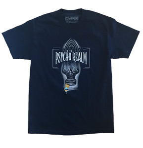 Psycho Realm Absynthe T-Shirt  in navy