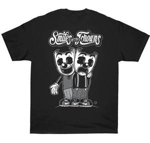 OG Family Smiles and Frowns Black T-Shirt  OG Family Smiles and Frowns Black T-Shirt