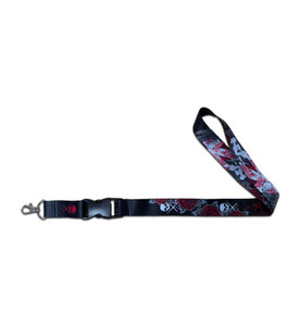 Sullen Red Roses Lanyard