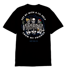 Last Call Co Lil Help T-Shirt back view