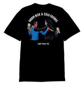 Last Call Co. Cold Friends T-Shirt back view