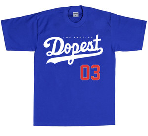 Streetwise T-Shirt Dopest Royal front view