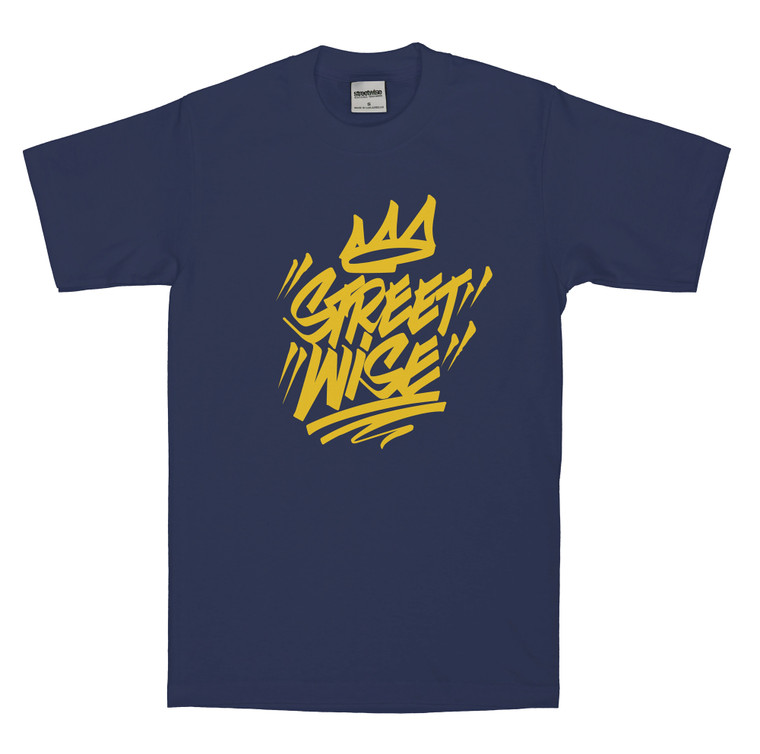 Streetwise Flaks Street Tag T-Shirt Navy