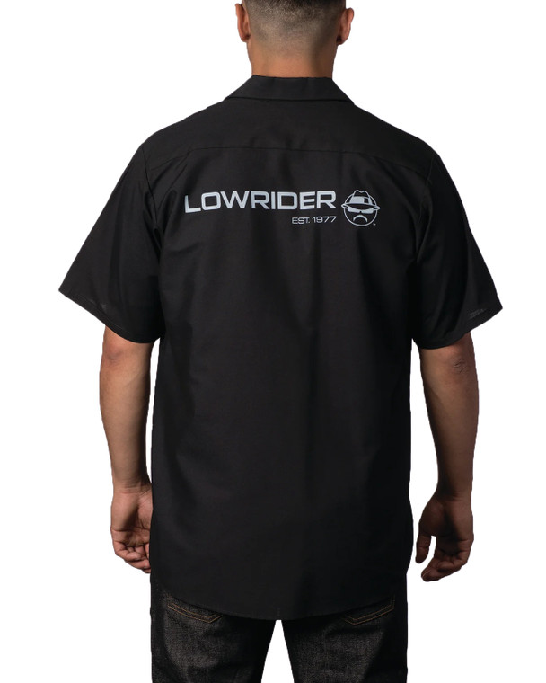 Lowrider Red Cap S/S Work Shirt in black