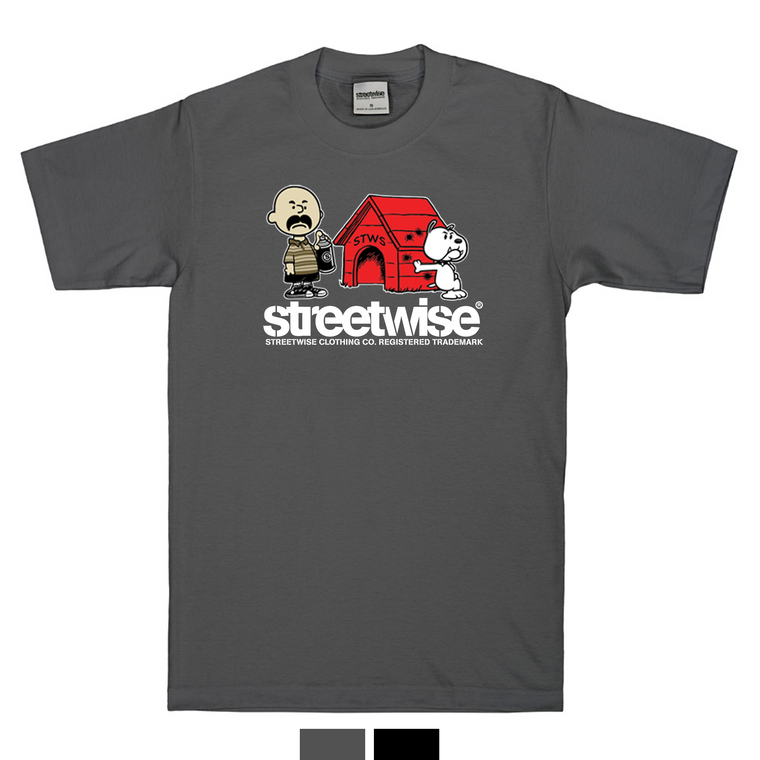 Streetwise Carlos T-Shirt in charcoal