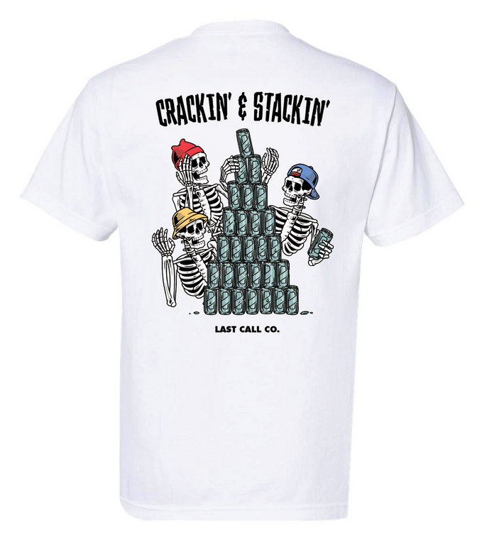 Last Call Co Crackin' T-Shirt back view