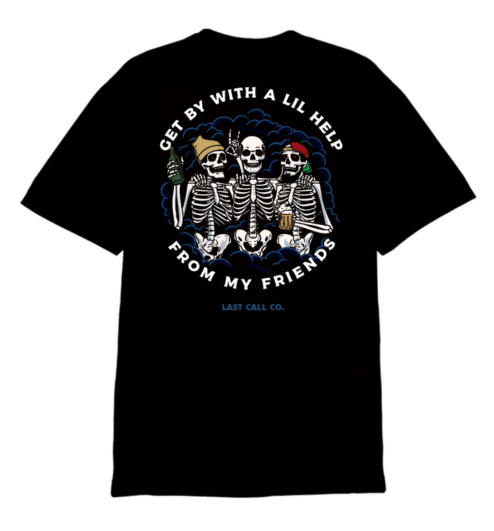 Last Call Co Lil Help T-Shirt back view