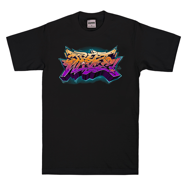 Streetwise Wild Style T-Shirt Black front view
