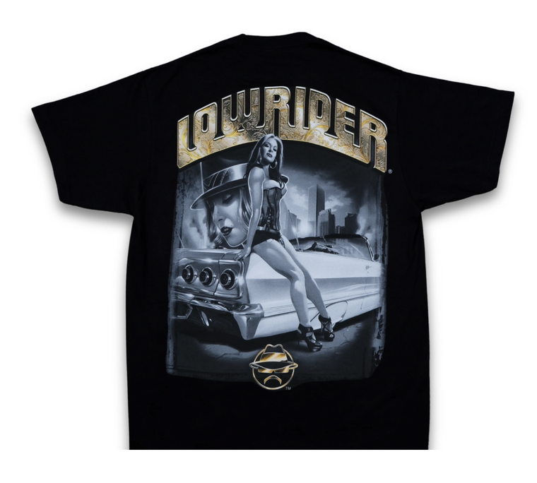 Lowrider Engraved T-Shirt back view