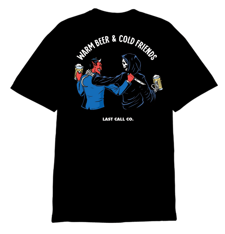 Last Call Co. Cold Friends T-Shirt back view