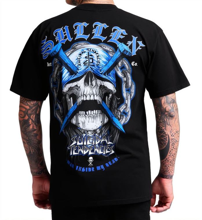 Sullen ST War Head 1-Ton T-Shirt back view