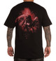 Sullen Men's Torres Angel Black Short Sleeve T-Shirt - 3XL Standard Fit Cotton Tee - View #6