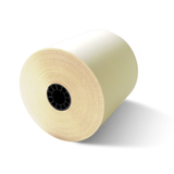 3 1/4" x 67' White/Canary/Pink 3-Ply Carbonless Paper (50 Rolls)