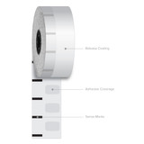 1 1/2" x 270' Iconex Standard Sticky Media Linerless Labels (12 Rolls)