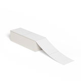 4" x 6" White - Direct Thermal Labels - Fanfold