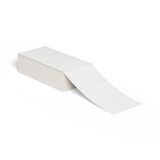 6" x 4" White - Thermal Transfer Labels - Fanfold