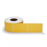 4" x 6" Golden Orange - Direct Thermal Labels - 3" Core