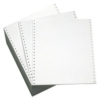 9 1/2" x 11" 18# Blank, Standard Perf, Continuous Computer Paper, 3000 sheets, 9702 9 1/2" x 11" 18# Blank, Standard Perf, Continuous Computer Paper, 3000 sheets, 9702