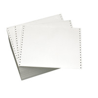 14 7/8" X 8 1/2" 18# Blank Continuous Computer Paper, 3000 sheets, 9322 14 7/8" X 8 1/2" 18# Blank Continuous Computer Paper, 3000 sheets, 9322