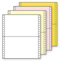 8 1/2 x 5 1/2 20# Blank Continuous Computer Paper, 5400 sheets, 9805