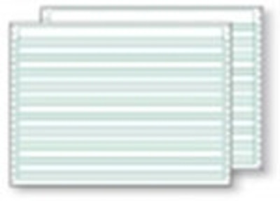 14-7/8'' x 11 (W x H) Continuous 20# White Computer Paper, No