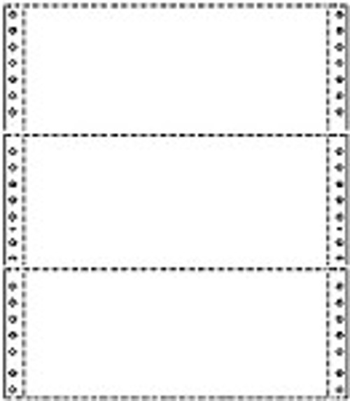 9 1/2" x 11" 15 1/2" Green Bar, Standard Perf, Continuous Computer