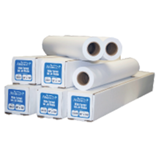 Alliance Imaging Products 2620 24" x 75' Max Plus Heavyweight Coated Bond - High Resolution 1 Ply / Part 46# 1 Roll Per Case
