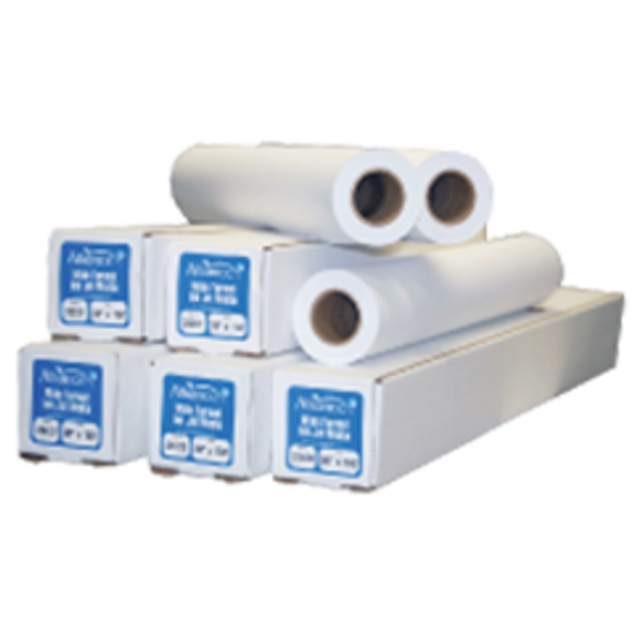 Alliance Imaging Products 2201 24" x 150' Professional Coated Bond - High Resolution 1 Ply / Part 24# 1 Roll Per Case