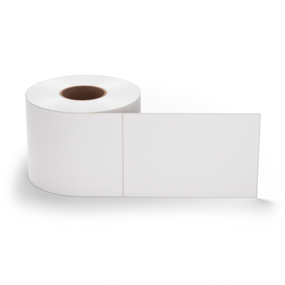 6" x 9" White - Thermal Transfer Labels - 3" Core