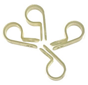 4-Piece Plastic 1/2" Diameter Hose Wrap Around Clip Set OEM 1991-2001