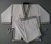 KHF White triple line cuffs Hapkido Uniform (Takes 1- 2 weeks to make this product)