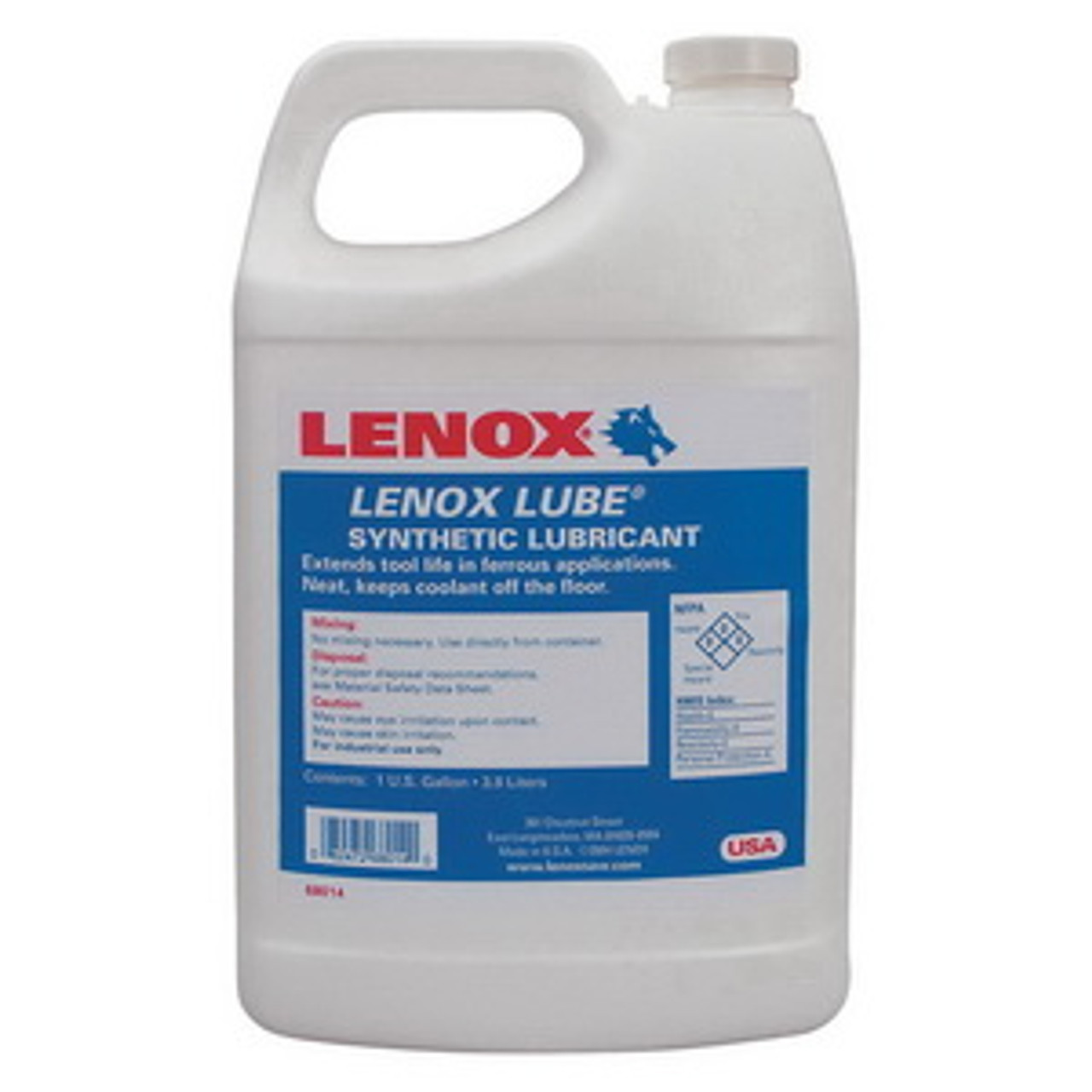 Lenox 68014 BI-Metal Band Saw Blade Cutting Oil, 1 Gallon Container Size
