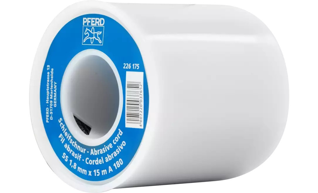 Pferd 49904 Abrasive Cord Diameter 0.07" 16 Yard Roll Aluminum Oxide 180 Grit