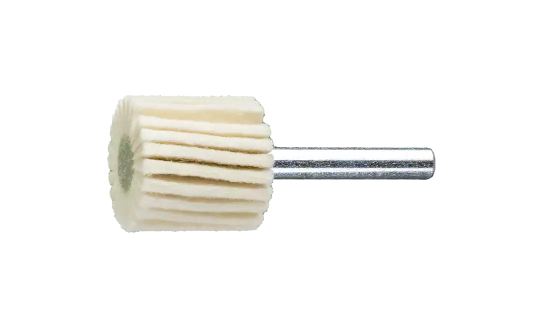 Pferd 48543 1" x 1" Polishing Mounted Felt Flap Wheel 12,000 Max. RPM