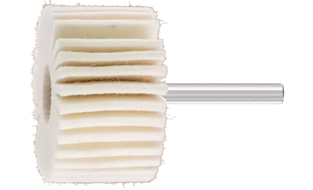 Pferd 48546 2" x 1"Polishing Mounted Felt Flap Wheel 12,000 Max. RPM