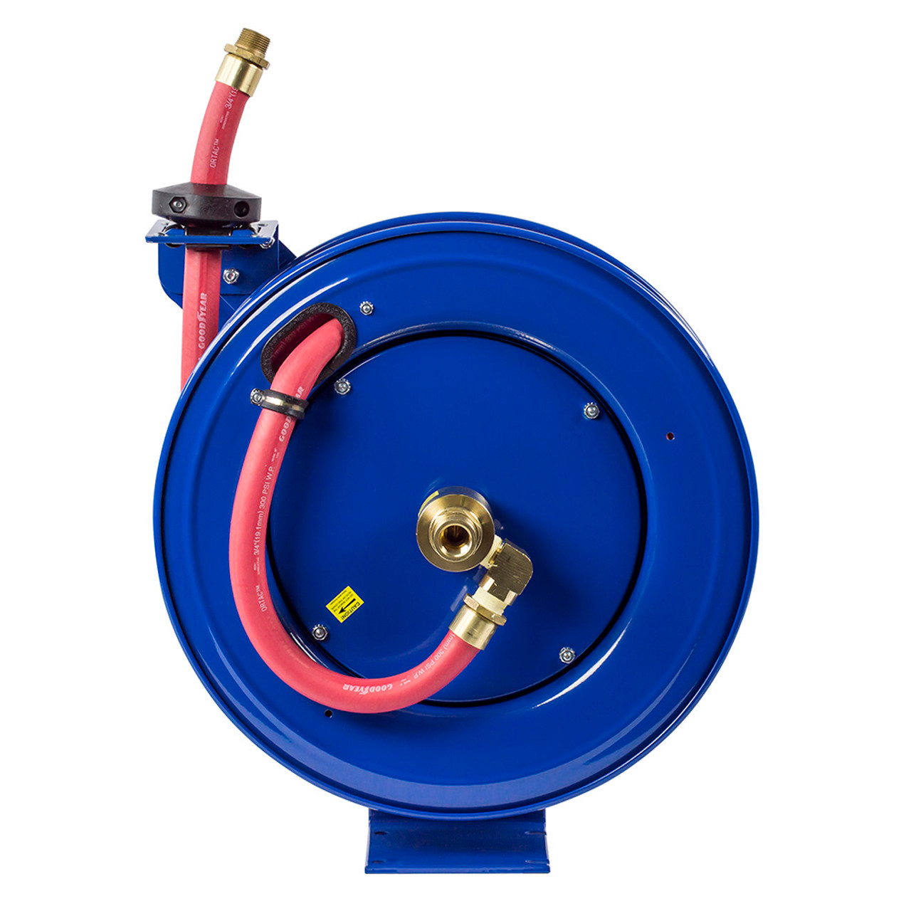 Coxreels SHF-N-525 3/4x25' 300 PSI Spring Retractable Fuel Delivery Steel Hose  Reel