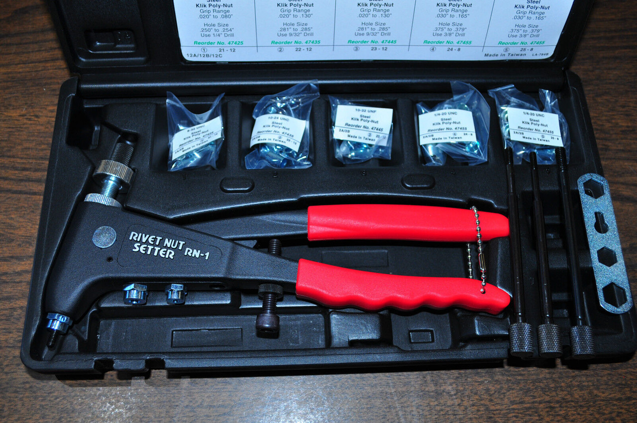 Marson M39302 Poly-Nut Kit with Plastic Case | Includes M39300 Rivet ...