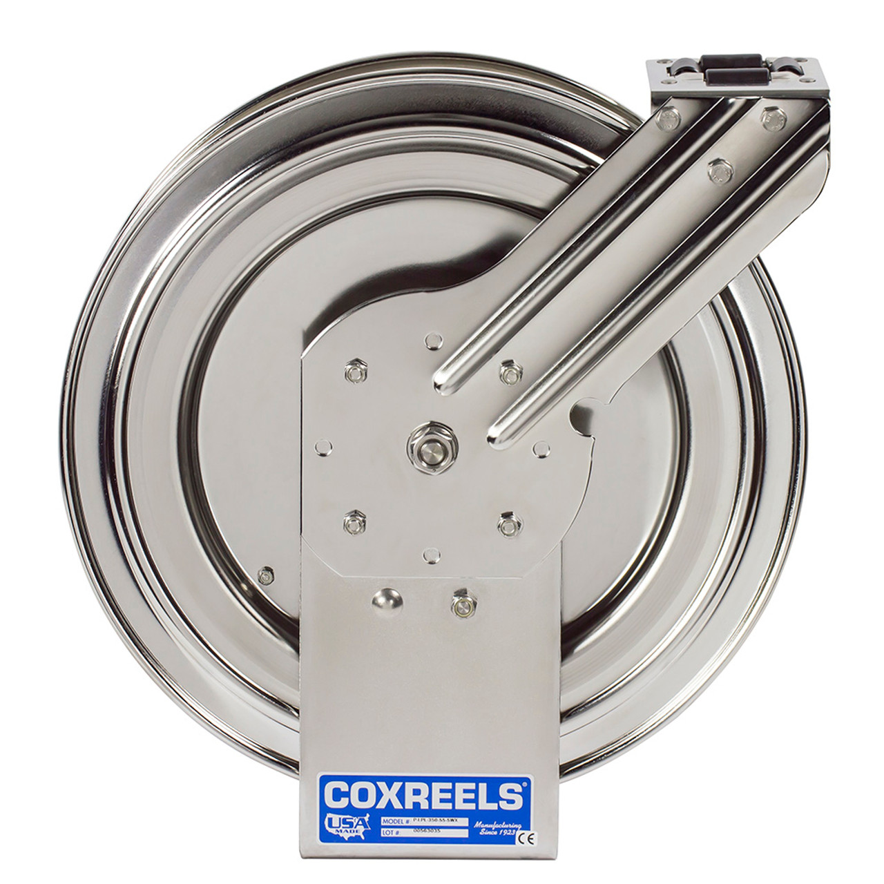 COXREELS MPL-N-350-SS Coxreels 3/8 x 50 ft. Spring Return Hose Reel, Max  3000 