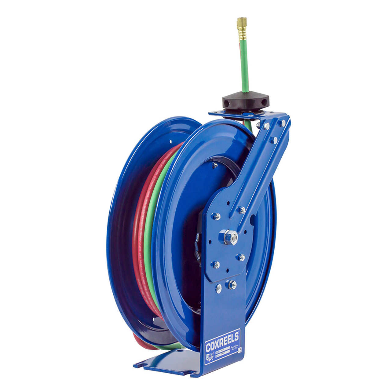 Coxreels SHWL-N-175 Dual Hose Spring Rewind Hose Reel