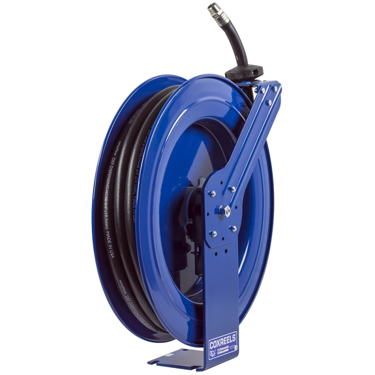 Coxreels Spring Rewind Dual Hose Reel, 1/2 Hose Dia., 50 ft