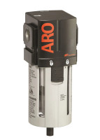 ARO F35331-400 Filter | 2000 Series | 3/8" Port Size | Manual Drain | Polycarbonate Bowl with Guard | 156 SCFM