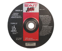 United Abrasives .045" Type 27 Aluminum Oxide Cut-Off Wheel | 22021 | 4-1/2" Diameter