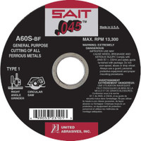 United Abrasives .045" Type 1 Aluminum Oxide Cut-Off Wheel | 23107 | 7" Diameter