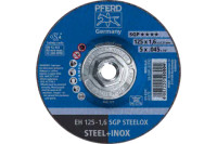 Pferd 63193 SGP STEELOX Type 27 Cut-Off Wheel | 5" Diameter | 5/8-11" Arbor Hole | 0.045" Thickness | Sold by Box of 10