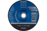 Pferd 63401 SG STEEL Type 27 Grinding Wheel | 7" Diameter | 7/8" Arbor Hole | 1/8" Thickness | Sold by Box of 10