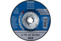 Pferd 61312 SG ALU Type 27 Grinding Wheel | 4-1/2"  Diameter | 5/8-11" Arbor Hole | 1/8" Thickness | Sold by Box of 10